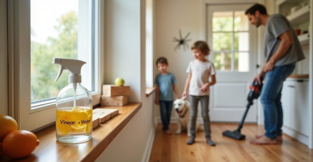getting rid of house spiders naturally remedies