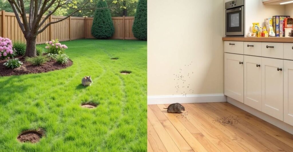 mice vs voles differences signs