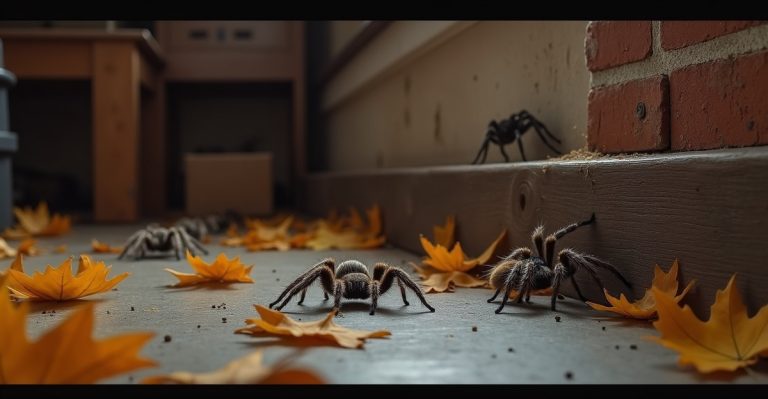 spiders entering house in fall