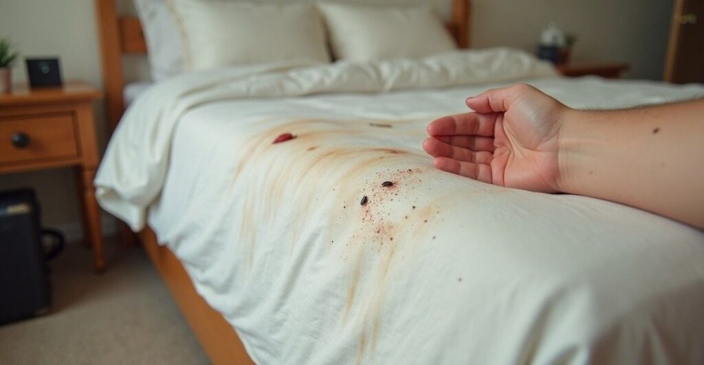 where bed bugs hide signs