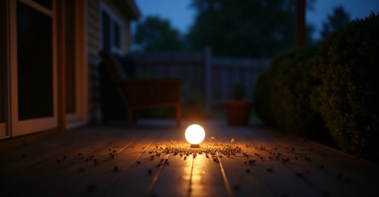 bugs attracted to outdoor lights