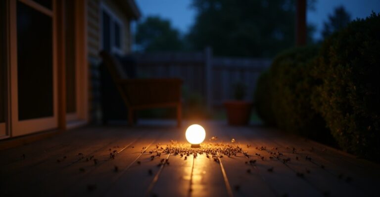 bugs attracted to outdoor lights