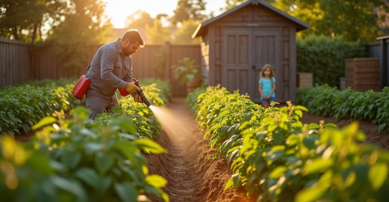 pest control near vegetable gardens