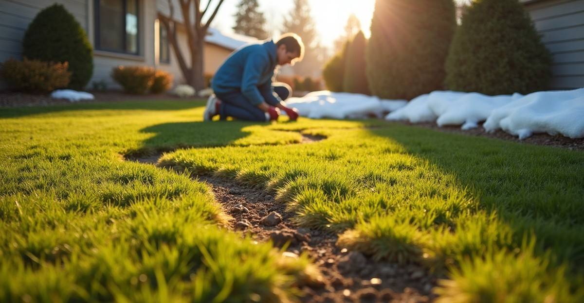 voles in lawn
