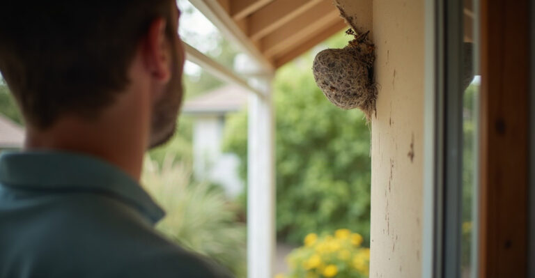 bee hive vs wasp nest