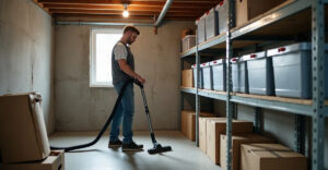 how to get rid of spiders in basement